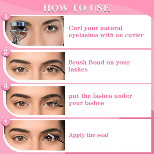 Wimpernbüschel im Fox-Eye-Stil (C-Curl)